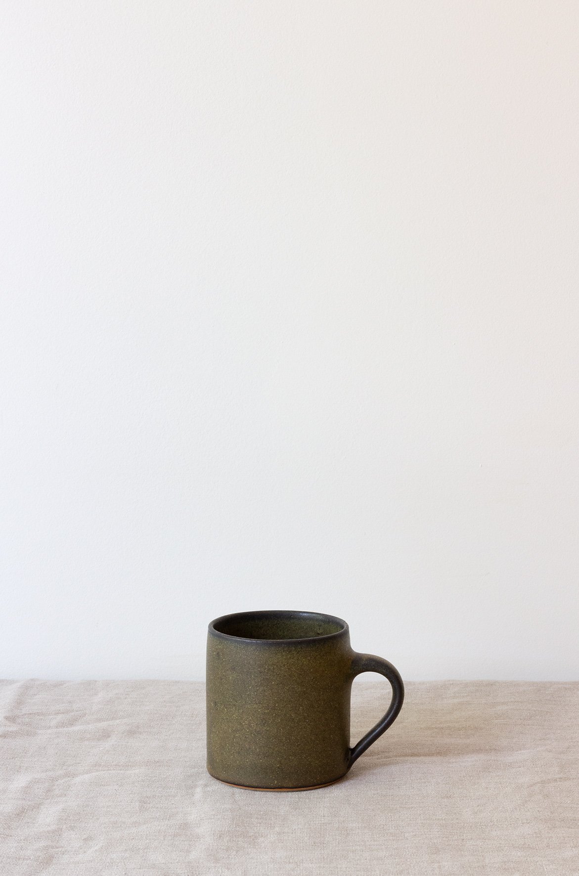 Image of petit mug / vert-noir