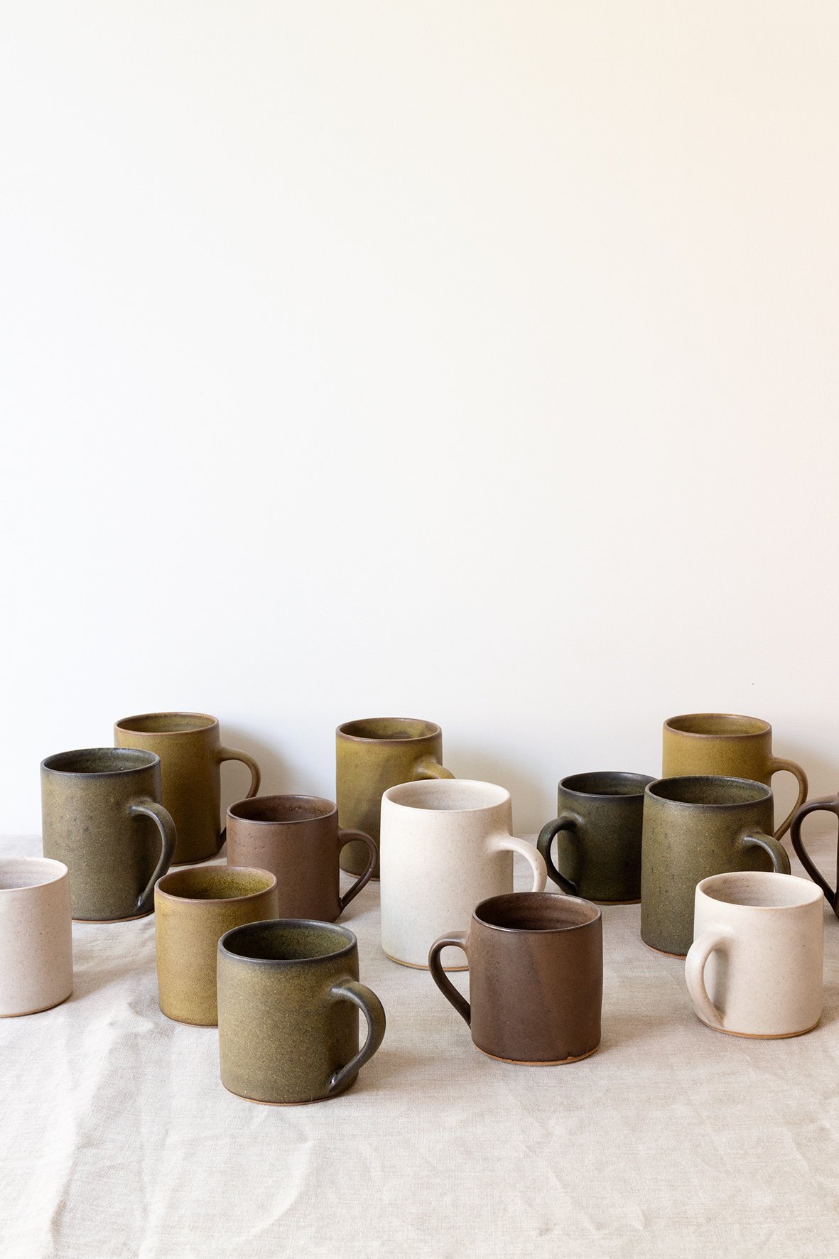 Image of petit mug / vert-noir