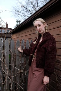 Image 1 of Nanaimo Cardigan (Limited Merino Wool shown in Belgium Chocolate)