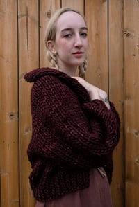 Image 11 of Nanaimo Cardigan (Limited Merino Wool shown in Belgium Chocolate)