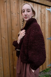 Image 10 of Nanaimo Cardigan (Limited Merino Wool shown in Belgium Chocolate)