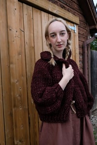 Image 15 of Nanaimo Cardigan (Limited Merino Wool shown in Belgium Chocolate)