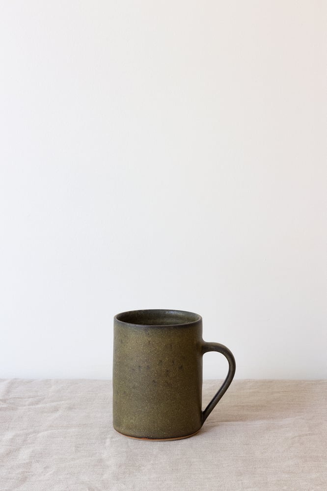 Image of grand mug / vert-noir