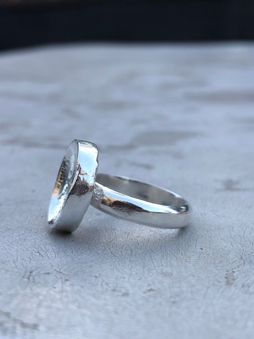 Image of Rage Mirror Ring Sterling Silver