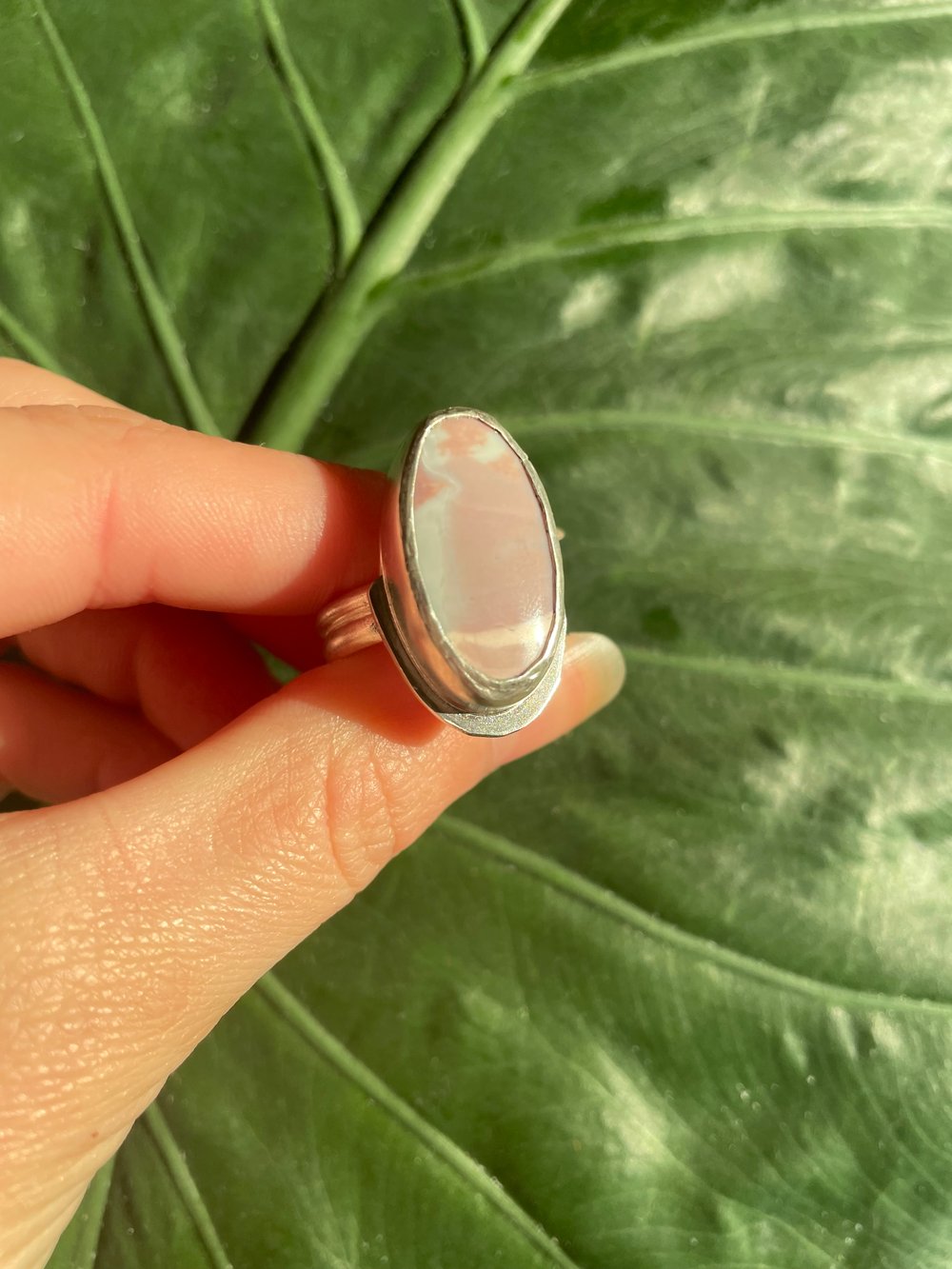 Image of Hyacinth Jasper Shield Ring