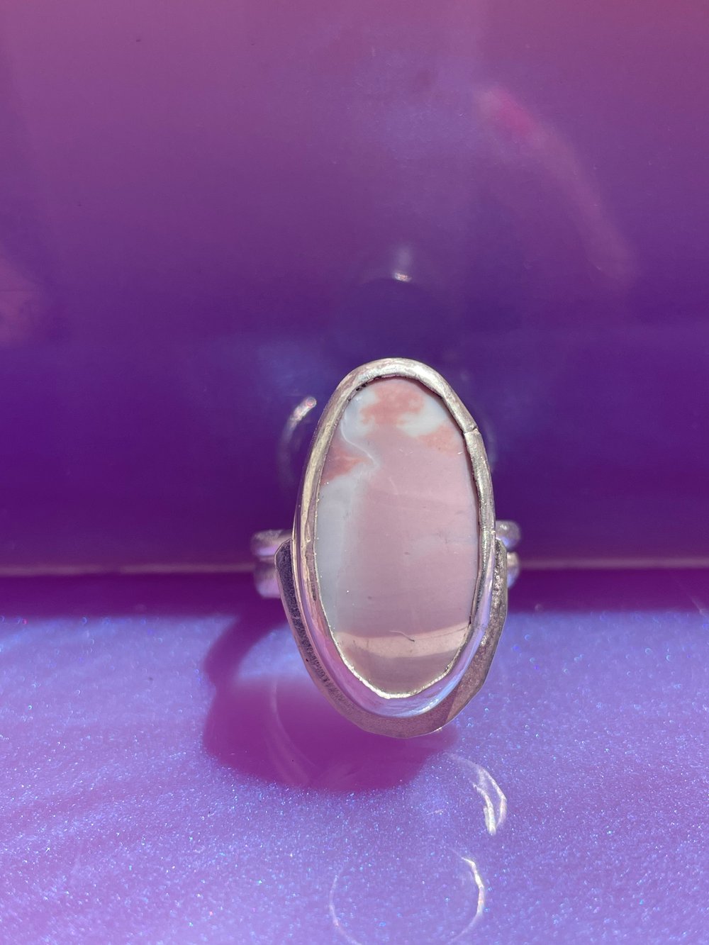 Image of Hyacinth Jasper Shield Ring