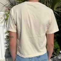 Image 4 of boxy cropped save a horse tee