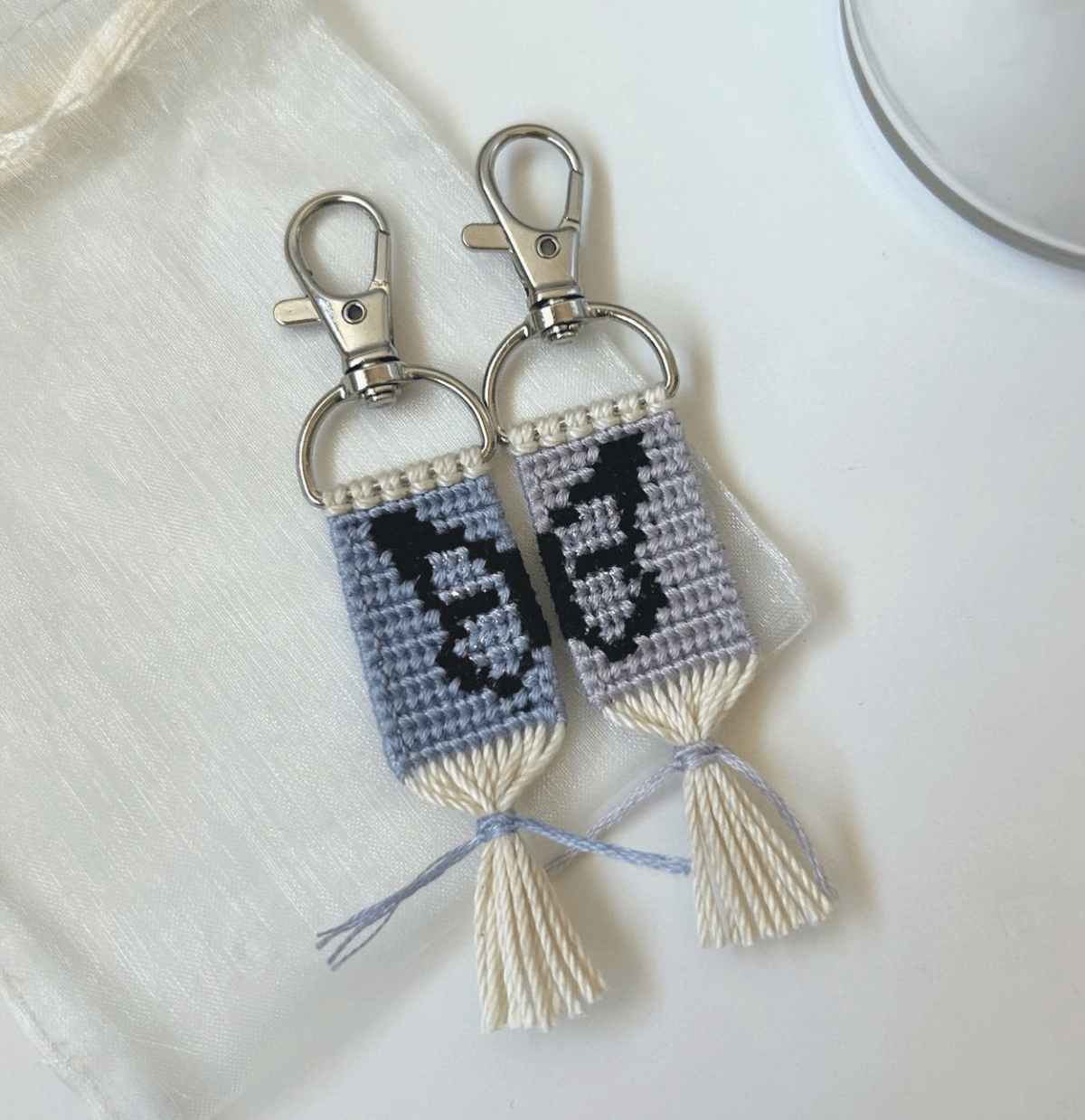 Image of butterfly keychain set