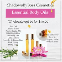 Wholesale Order (Essential Body Oils)