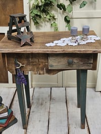 Image 2 of Wooden table RUSTIC  vintage  50 x 76 H-79