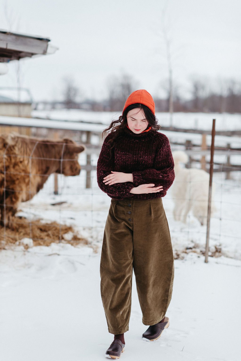 Moosonee Merino Sweater (shown in limited Belgian Chocolate + more