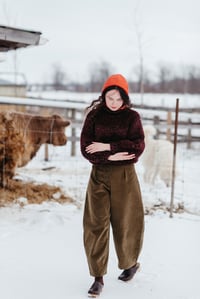 Image 7 of Moosonee Merino Sweater (shown in limited Belgian Chocolate + more colours)