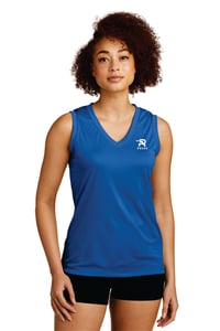 Image 2 of Ladies Sleeveless Drifit Tee - 3 color options
