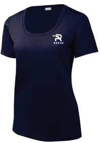 Image 4 of Ladies SPF Scoop Neck Tee - 4 color options