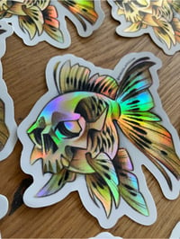 Image 1 of Holo-Sticker "Skullfish" 