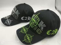 Image 2 of HS x C2E FUCK MUSIC HAT (MONOCHROME) 