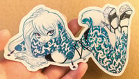 Marble in Heels Sticker