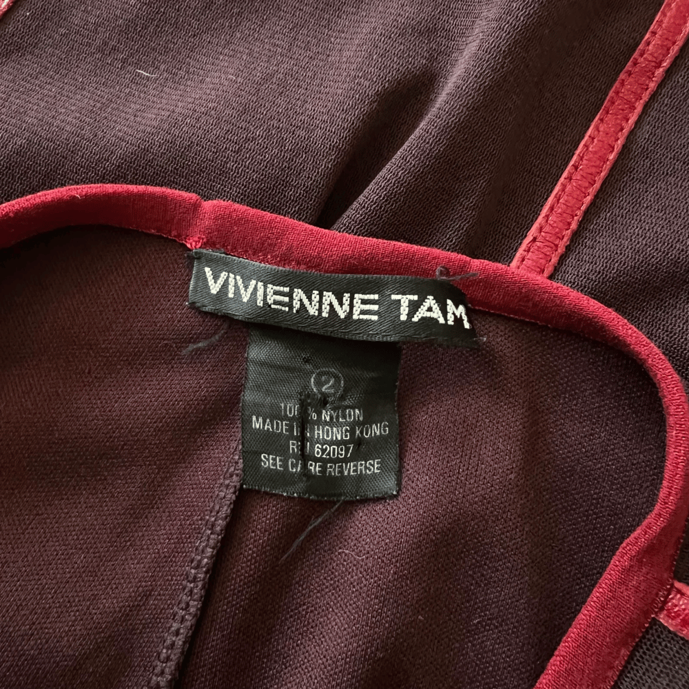 Image of VIVIENNE TAM EMBROIDERED SKIRT 