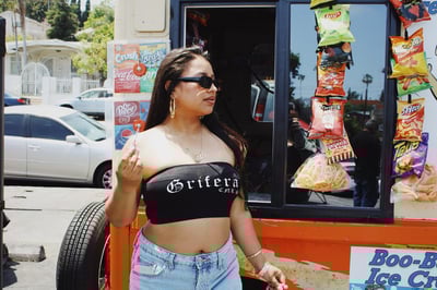 Image of Grifera CNL black Tube Top