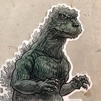 Image 3 of KING of MONSTERS Emerging from Water STICKER