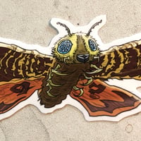 Image 4 of BIG MOTH MONSTER ISLAND Waterproof STICKER