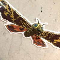 Image 1 of BIG MOTH MONSTER ISLAND Waterproof STICKER