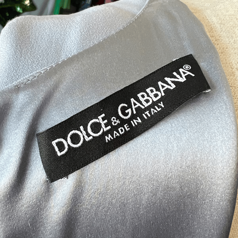 Image of D&G HYDRANGEA APPLIQUÉ DRESS