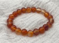 Image 1 of Carnelian Crystal Gemstone Bracelet
