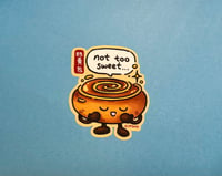 Image 1 of [new] not too sweet bun sticker