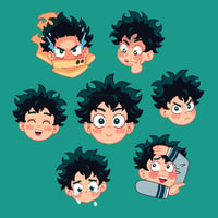 Image 3 of MHA Sticker Packs