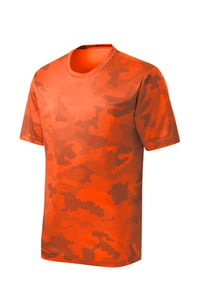 Image 1 of Mix & Match Sport-Tek® CamoHex Tee & Sport-Tek® Repeat 7" Short Orange/Black Short