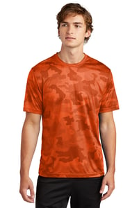 Image 2 of Mix & Match Sport-Tek® CamoHex Tee & Sport-Tek® Repeat 7" Short Orange/Black Short