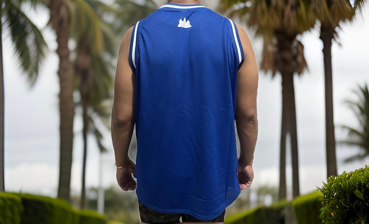 Image of Cambodia Basketball Jersey Royal Blue 