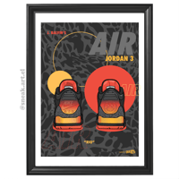 Image 2 of Sneaker Poster Air Jordan 3 x J Balvin “Rio” 