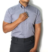 Image 3 of JEGGAE SHIRT 'J-GREY' MEN'S SHORT & LONG SLEEVE