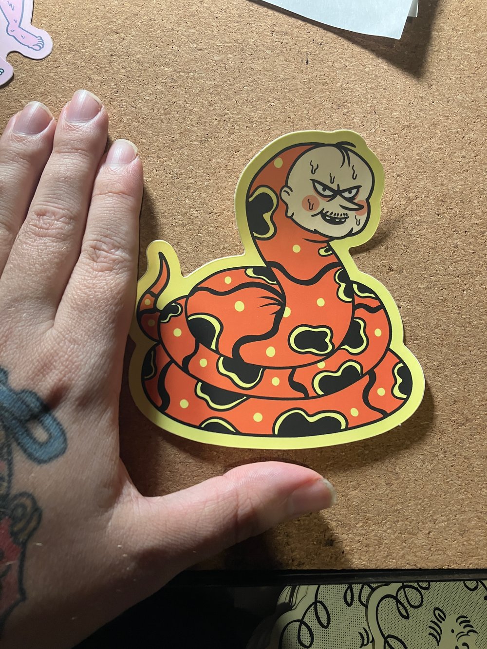 Image of snakeman sticker