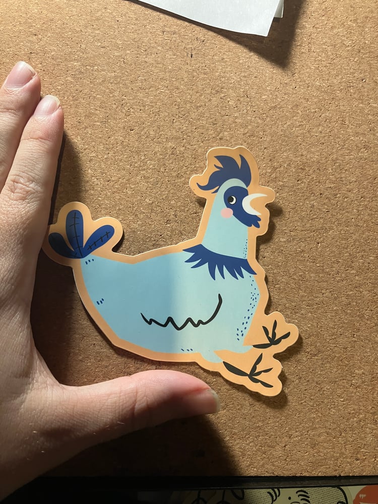 Image of chicken sticker