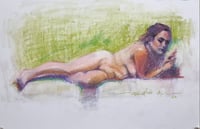 Reclining Figure in Pastel
