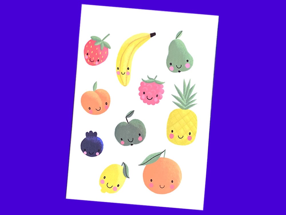 Image of TEMPORARY TATTOOS Fruits