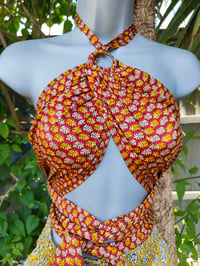 Image 3 of Myla Tassel Top - Brown Rust cream