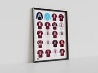 Image 1 of Heart of Midlothian Legends Shirts, Pennodraws Art Print