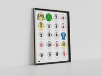 Image 1 of Derby County Legends Shirts, Pennodraws Art Print