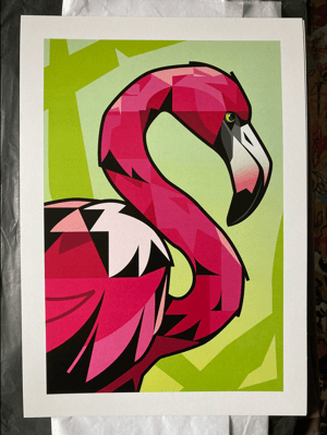 Image of  'Flamingo'  Limited Edition Print.