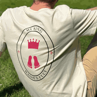 'My King Washes Feet' Organic Unisex T-Shirt