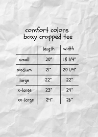Image 2 of boxy cropped save a horse tee