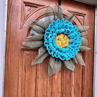 Image 5 of Dahlia Wreath