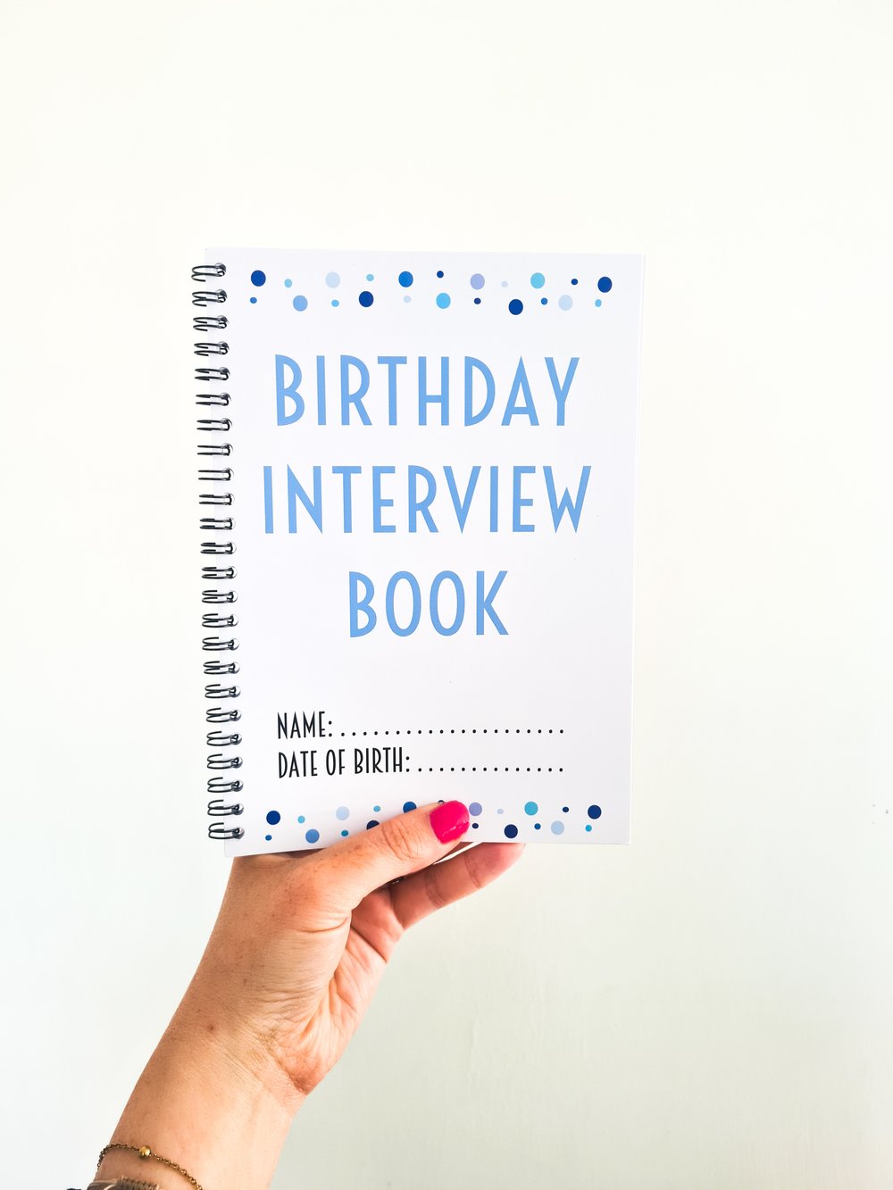 Image of Blue Birthday Interview Book 