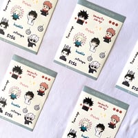 Image 2 of BSD/JJK Sticker Sheets