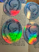 Image 2 of Magical Bunny Holographic Sticker 80x63mm