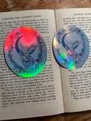 Image 3 of Magical Bunny Holographic Sticker 80x63mm